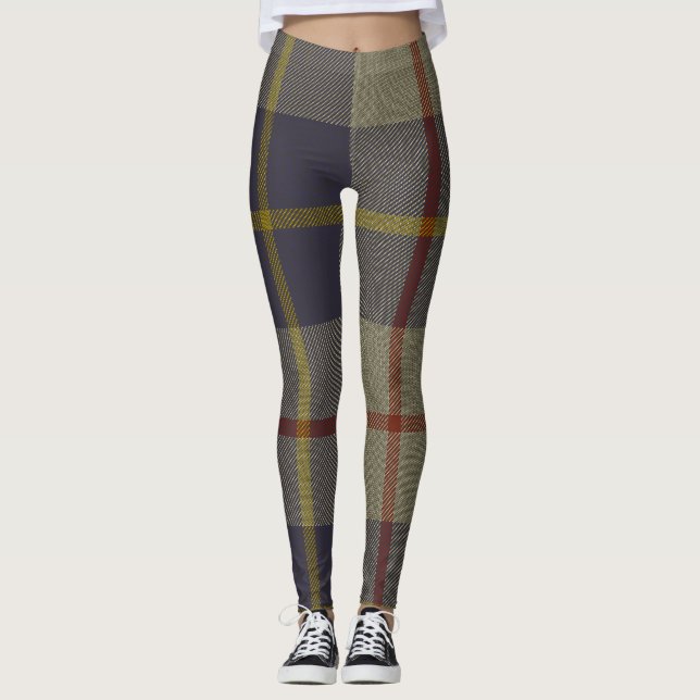 MacRae Tartan-Clan kariert Leggings (Vorderseite)