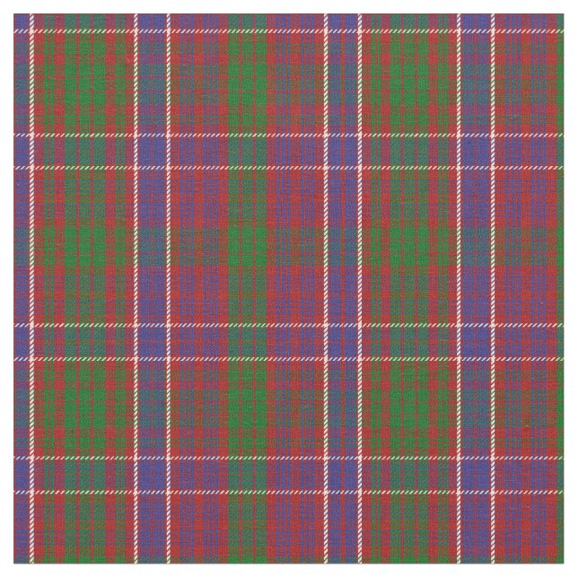 MacRae Tartan Print Stoff (Nahaufnahme)