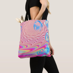 MACRAME'- Abstraktes Bild des Fraktals Kunst - Tasche