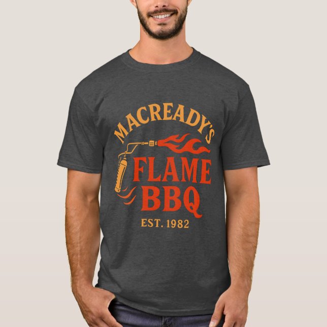 Macreadys Flamme GRILLEN est 1982 friend T-Shirt (Vorderseite)