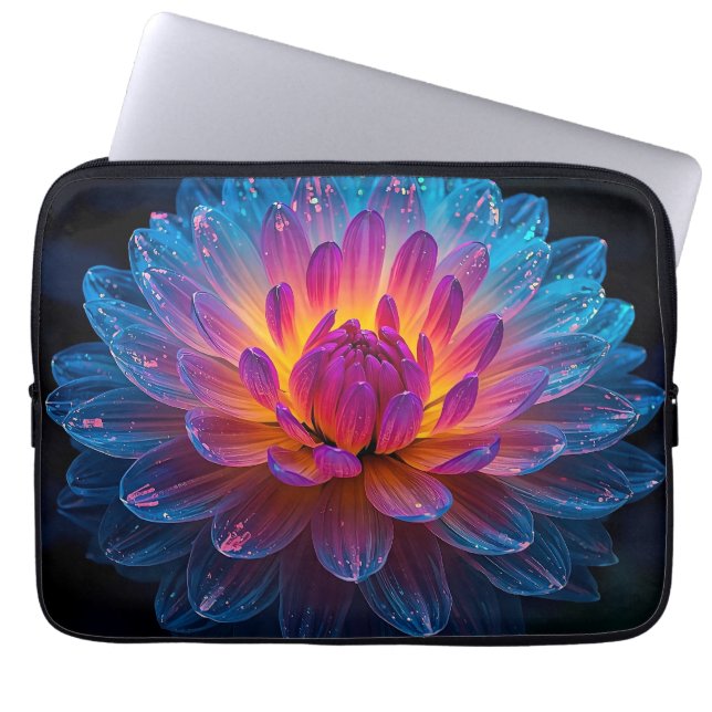 Macro Aurora Bloom 13 inch Laptopschutzhülle (Vorderseite)