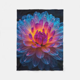 Macro Aurora Bloom Fleecedecke