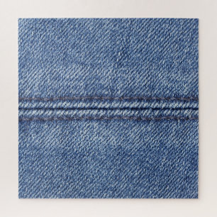 Macro Blue Denim, Nah-up Textur.
