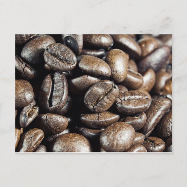 Macro coffee postkarte (Vorderseite)