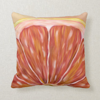 Macro coussin de tranche de pamplemousse de "Pulp