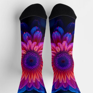 Macro Crystalline Cascade Socken