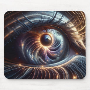 Macro Shot of Eye Space Galaxy Digital Mousepad