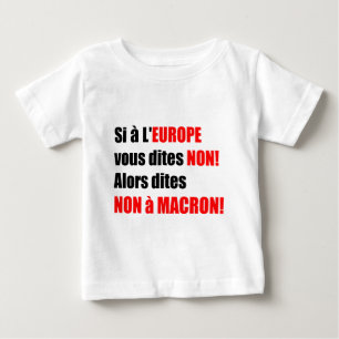 MACRON = Mondialisierung Baby T-shirt