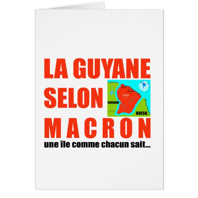 Macron sagt, Französisch ist eine Insel (Vorne)