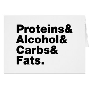 Macronutriments Protéines & Alcool & Carbes & Grai