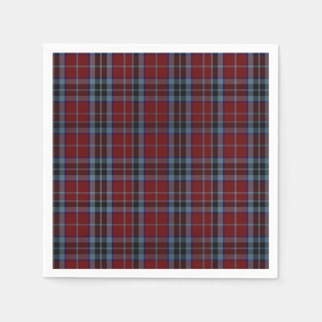 MacTavish Clan Tartan Kariert Paper Napkins Serviette (Vorderseite)