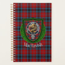 MacTavish schottischer Clan Tartan und Wappen