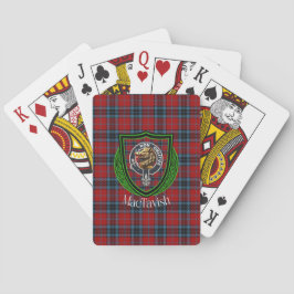MacTavish Scottish Clan Tartan & Crest Spielkarten
