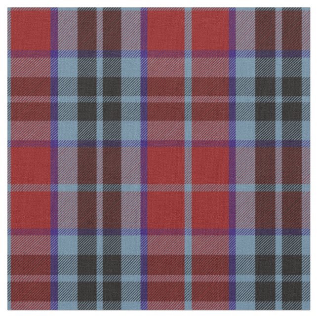 MacTavish Tartan-Druck Stoff (Nahaufnahme)