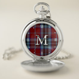 MacTavish Tartan Kariert Pocket Watch Taschenuhr
