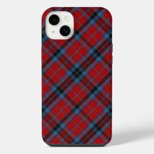 MacTavish-Tartan Rot und Blau Kariert iPhone 14 Plus Hülle