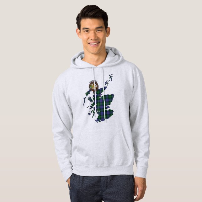MacThomas Clan Abzeichen Adult Hoodie (Vorne ganz)