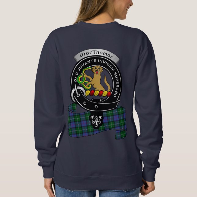 MacThomas Clan Abzeichen Women's Sweatshirt (Rückseite)