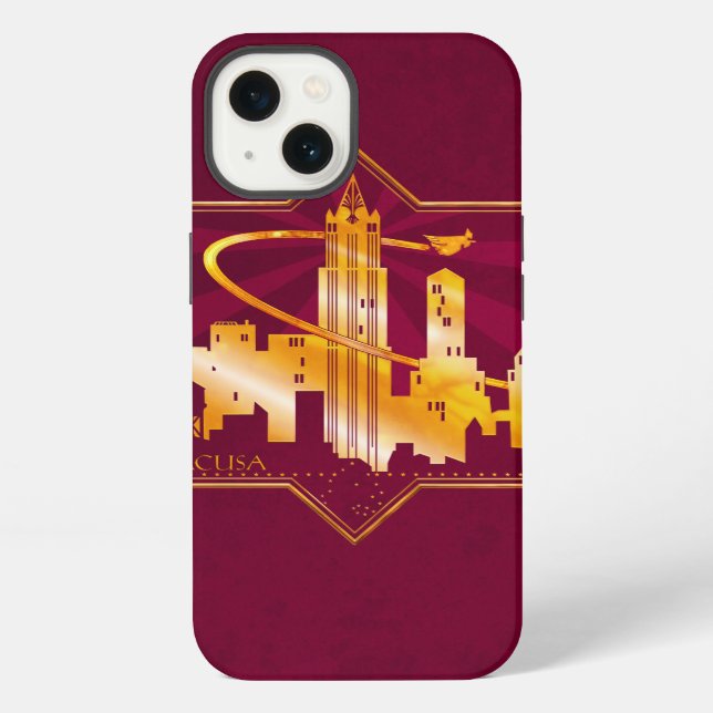 MACUSA™ Grafik-Abzeichen iPhone Hülle (Rückseite)