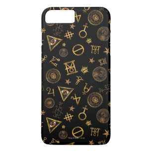 MACUSA™ Magic Symbols und Wappen Muster iPhone 8 Plus/7 Plus Hülle