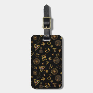 MACUSA™ Magic Symbols und Wappen Muster Gepäckanhänger