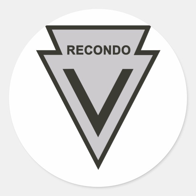 MACV Recondo Runder Aufkleber (Vorderseite)