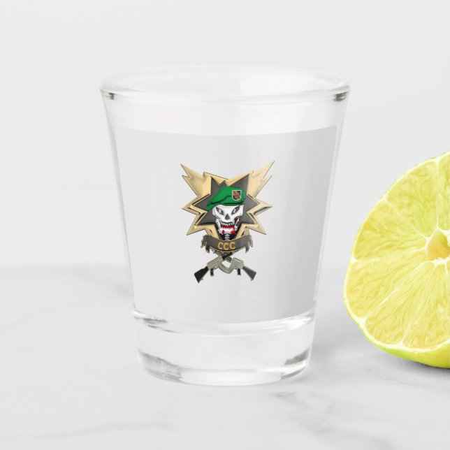 MACV SOG CCC-Schiebeglas Schnapsglas (Vorderseite)