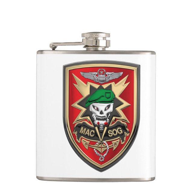 MACV-SOG-Flasche Flachmann (Vorderseite)