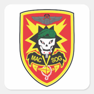 MACV-SOG QUADRATISCHER AUFKLEBER