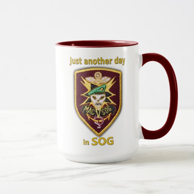 MACV SOG Vietnamkriegsveteranen patentieren Tasse (Rechts)