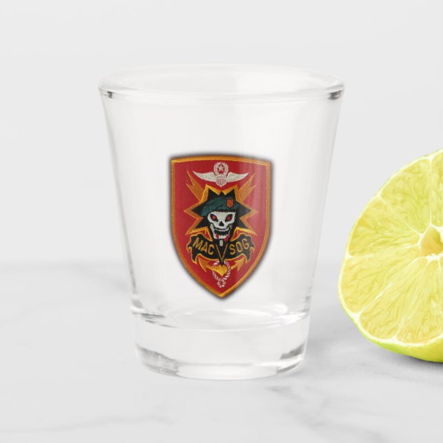 MACVSOG SOG CCN CCS CCC Long Binh Vietnam. Schnapsglas (Vorderseite)