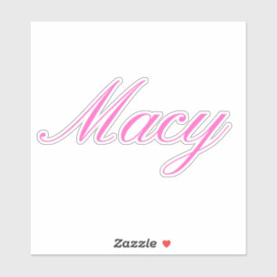 Macy Aufkleber