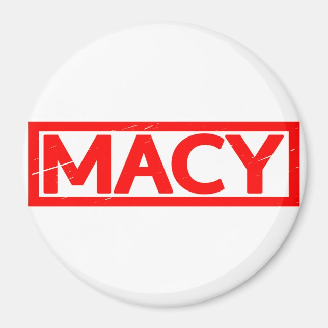 Macy-Briefmarke Magnet (Vorne)
