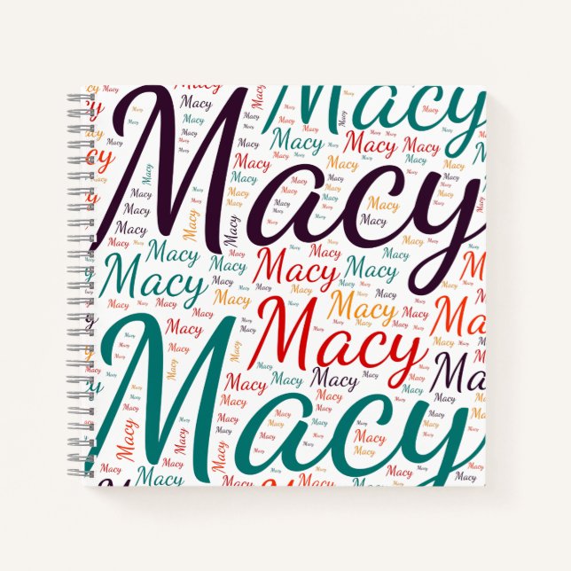 Macy Notizbuch (Vorderseite)