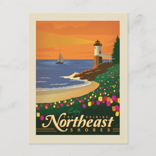 Macy's Blume Show | Nordost Postkarte (Vorderseite)