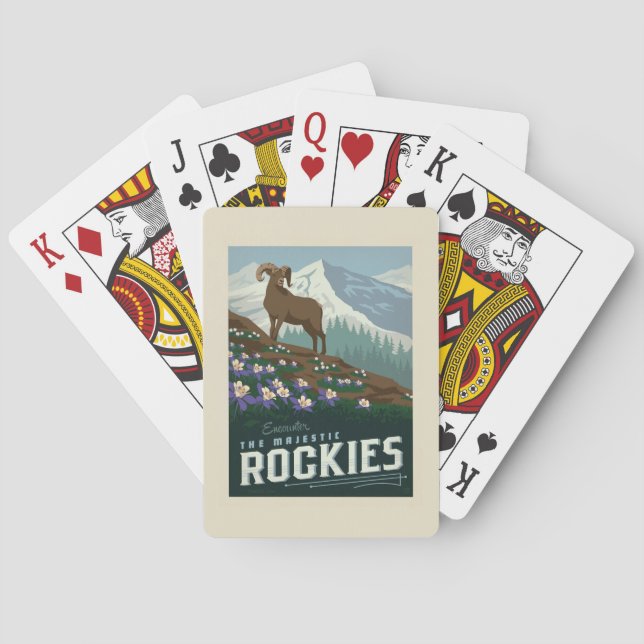 Macy's Blume Show|Rockies Spielkarten (Rückseite)