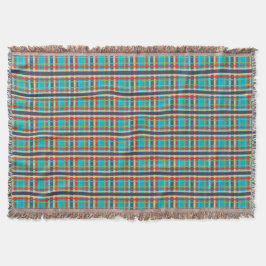 Mad About Kariert ~ Camp Blanket Türkis Decke