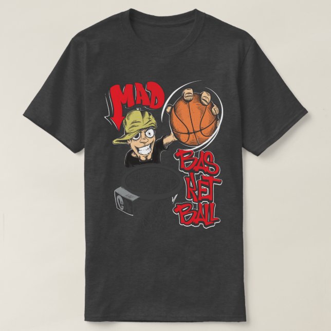 MAD BASKETBALL T-Shirt (Design vorne)