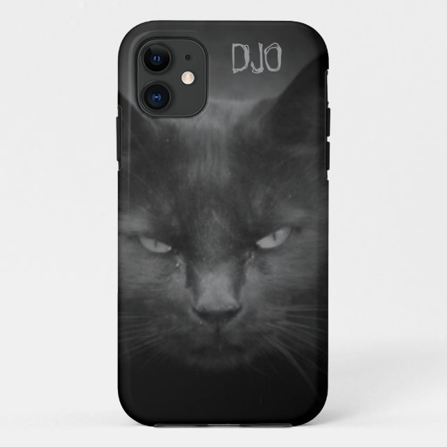 Mad Black Cat Case-Mate iPhone Hülle (Rückseite)