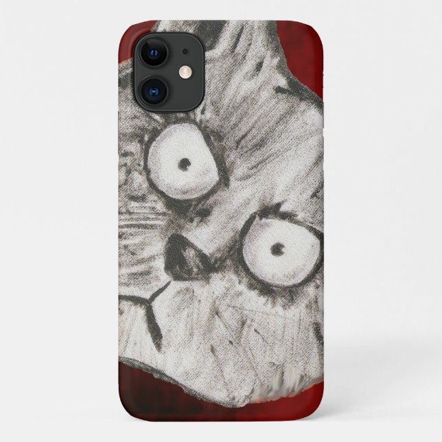 mad cat Case-Mate iPhone hülle (Rückseite)