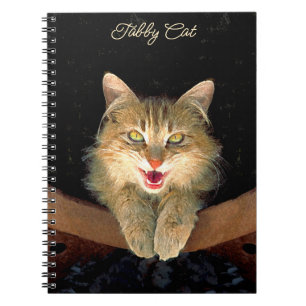 Mad Cat Painting - Niedliche Original Cat Art Notizblock