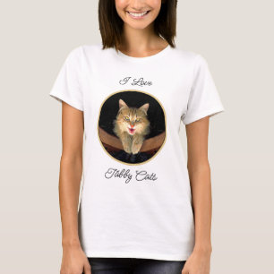 Mad Cat Painting - Niedliche Original Cat Art T-Shirt