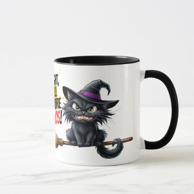Mad Cats magische Antik! Tasse (Rechts)