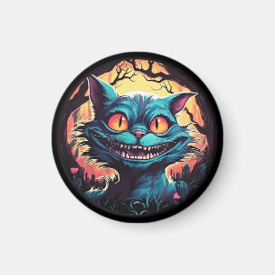 Mad Cheshire Cat Alice im Wunderland Magnet