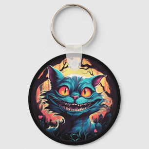 Mad Cheshire Cat Alice im Wunderland Schlüsselanhänger