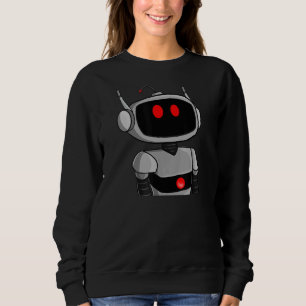 Mad Crazy Robot Nft Artwork Digital Robotics Ai Sweatshirt