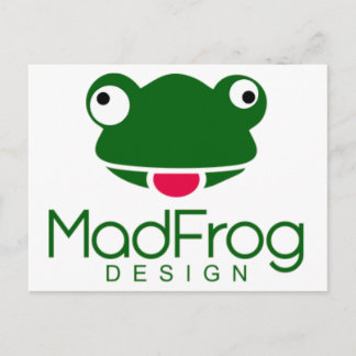 Mad Frog Design Postkarte