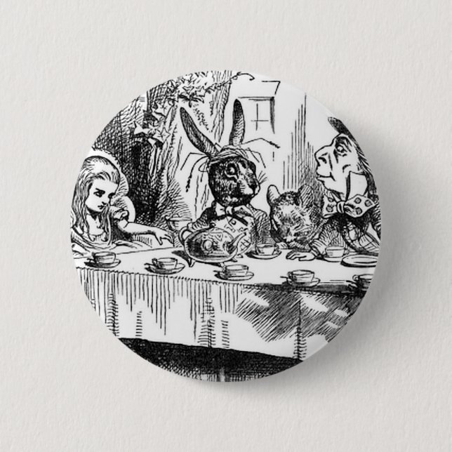 Mad Hatter Button (Vorderseite)