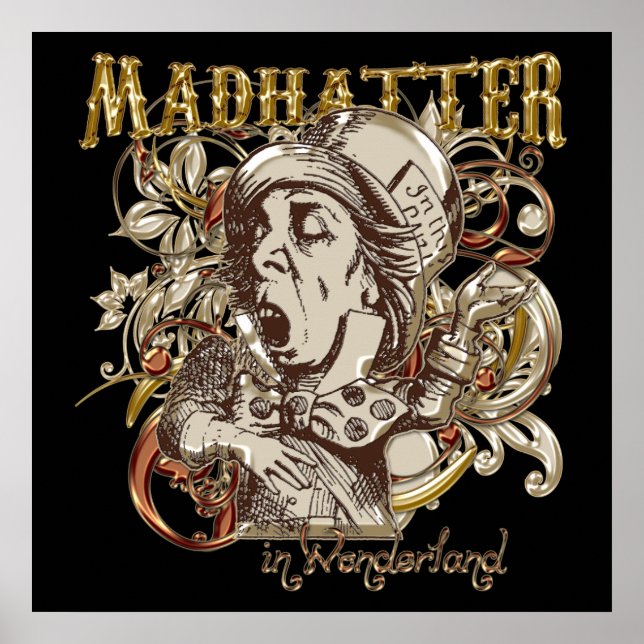 Mad Hatter Carnivale Style (Gold Version) Poster (Vorne)