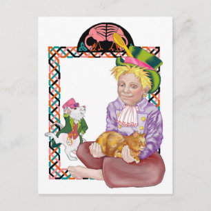 Mad Hatter Postkarte